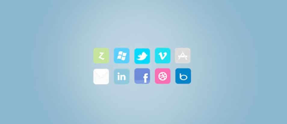 500+ Best Free Social Media Icon Sets 75 Complete Flat Social Icon Set