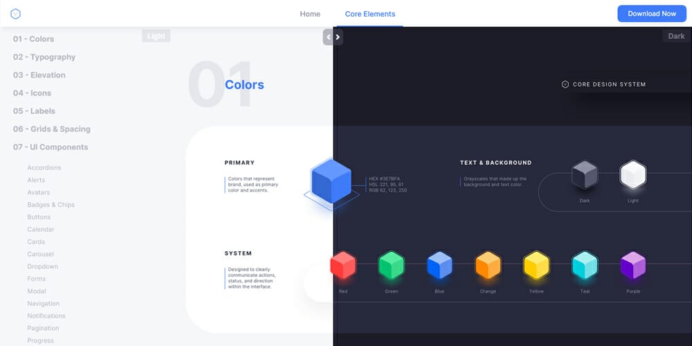 Core Design System Kit