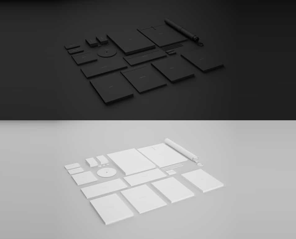 Ebony & Ivory Branding MockUp Ebony Ivory Branding MockUp