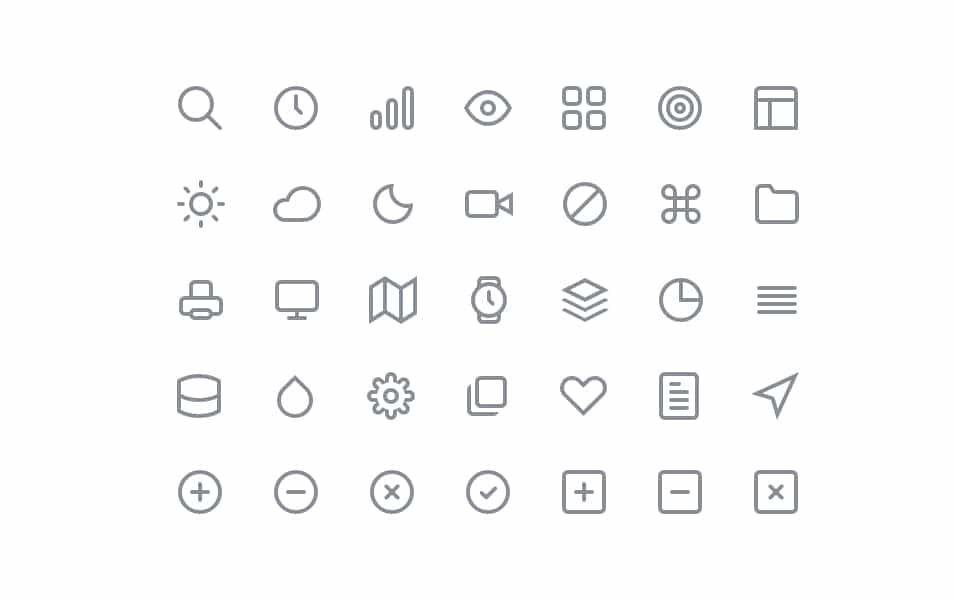 Feather Icon Set: Free Icons