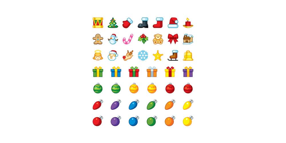 Free Christmas Greeting cards, Icons ,Decorative Elements,Backgrounds(PSD, AI) 19 Free Christmas Icons