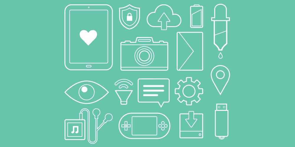 Latest Free Web Elements from November 2013 33 Free Stroke Icons