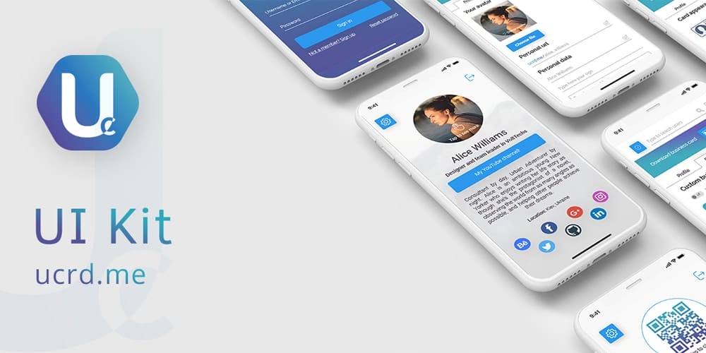 Free UI Kit UCRD PSD