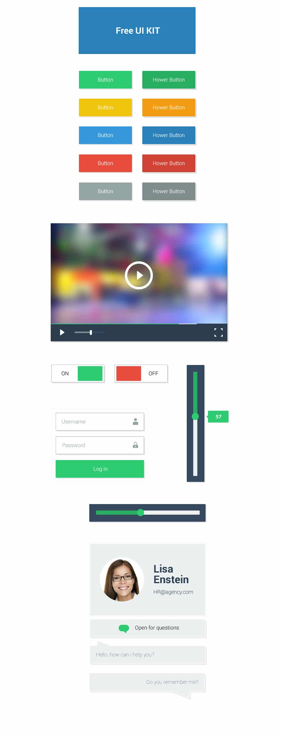 Free UI Kit Free UI Kit