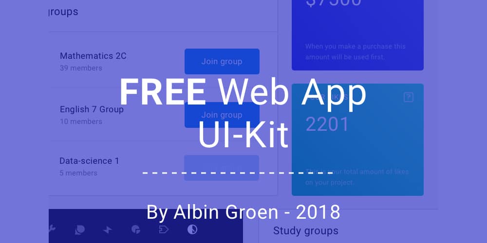 Free Web App UI Kit