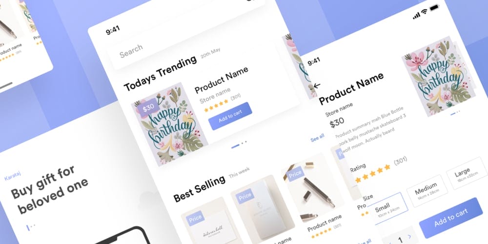 Kamartaj Gift Shop UI Kit 