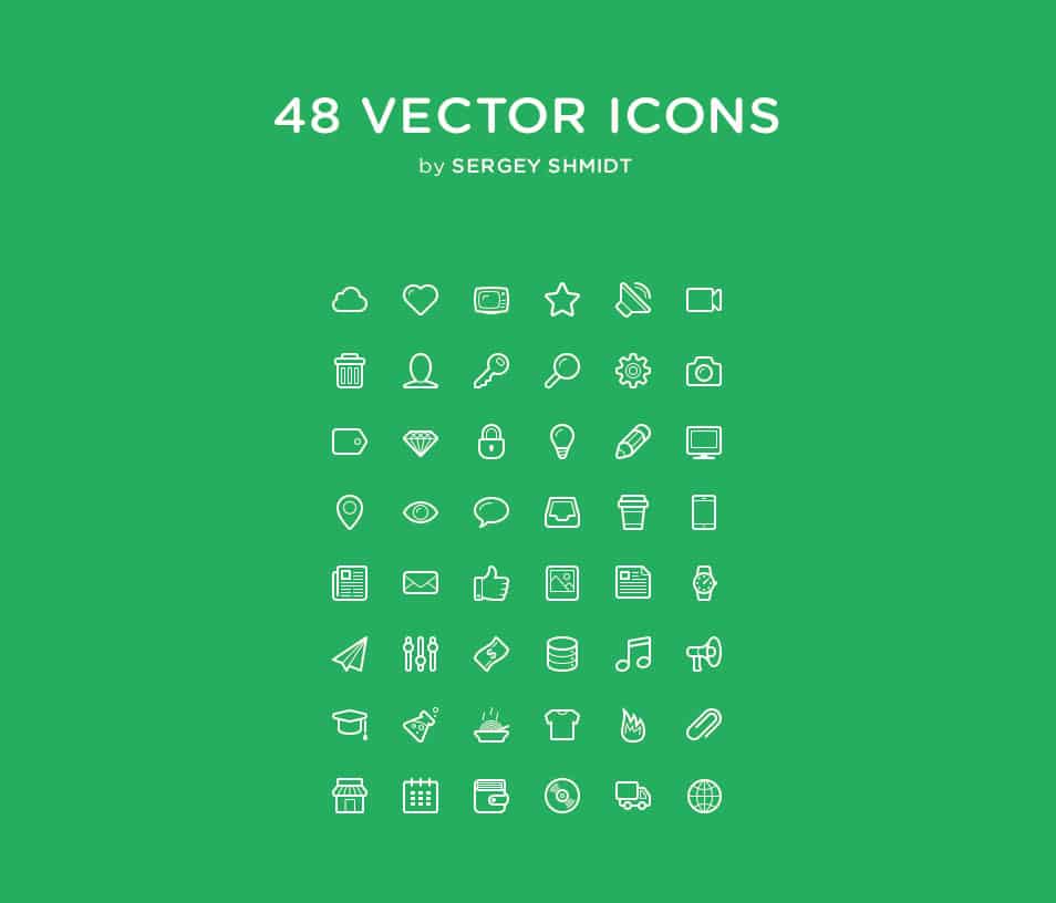 60+ Best Free Line Icon Sets 26 Linecons Free – Vector Icons Pack