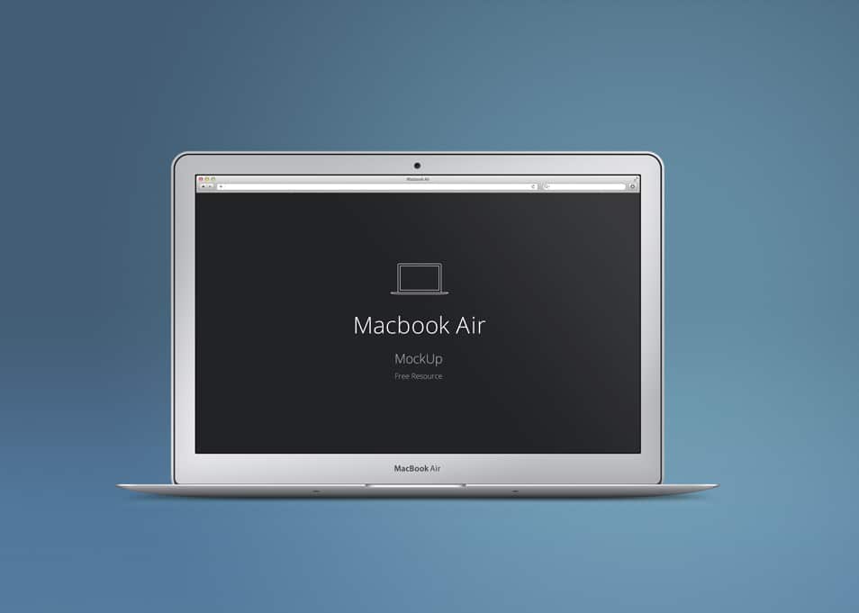 MacBook Air Psd Mockup MacBook Air Psd Mockup