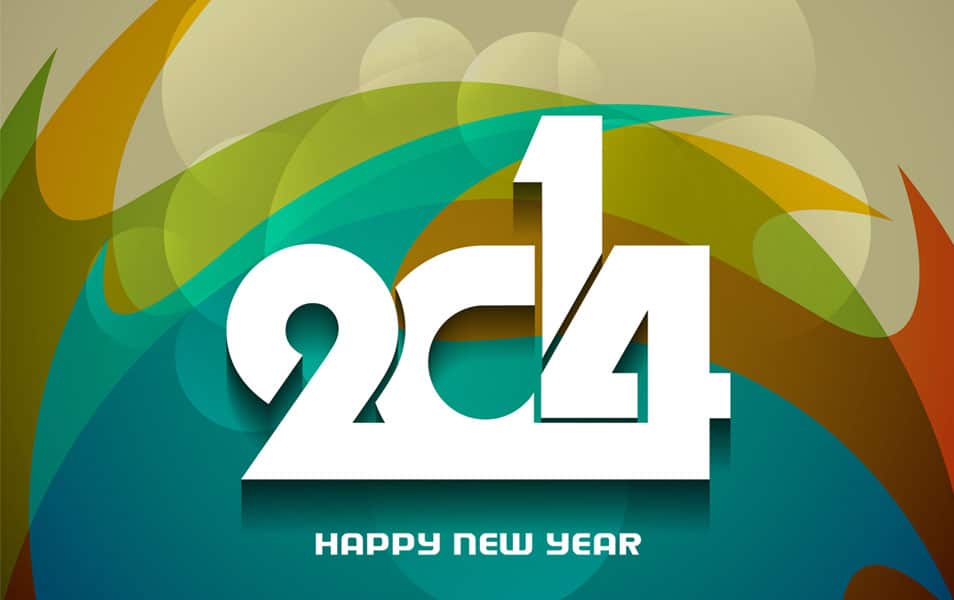 New Year 2014 Wallpaper 3D