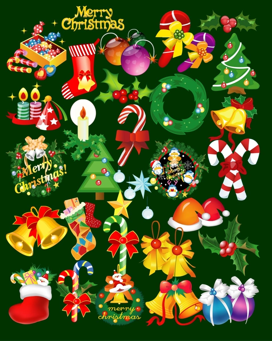 PSD Christmas Elements