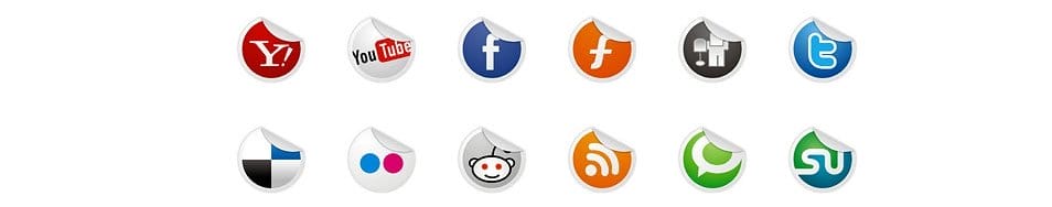 500+ Best Free Social Media Icon Sets 215 Socialize Icon Set