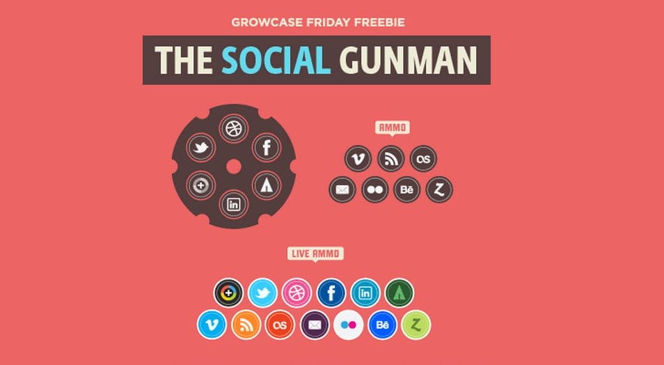 500+ Best Free Social Media Icon Sets 39 The Social Gunman Icons