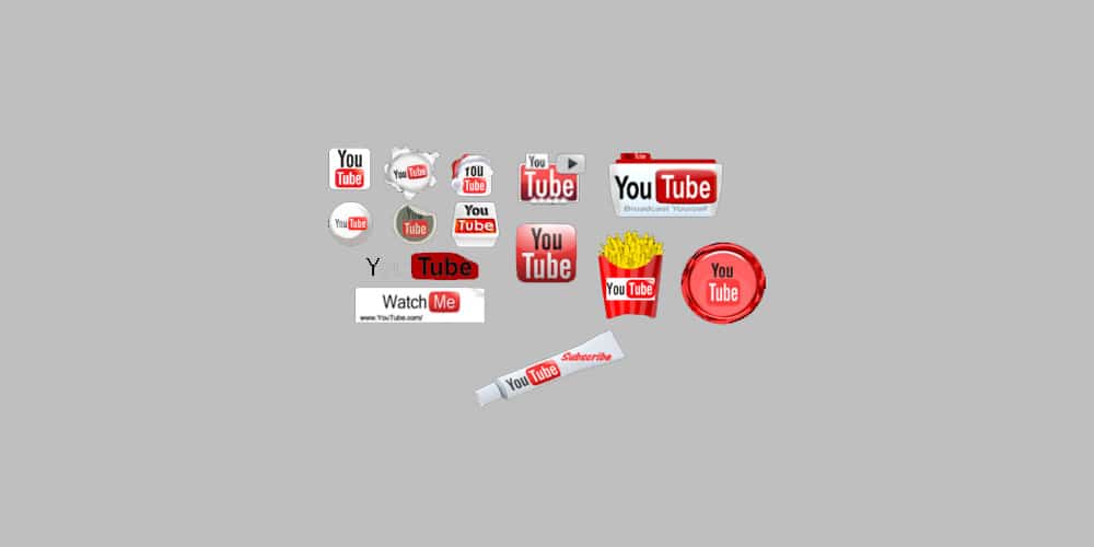 Free Christmas Greeting cards, Icons ,Decorative Elements,Backgrounds(PSD, AI) 26 YouTube Icons