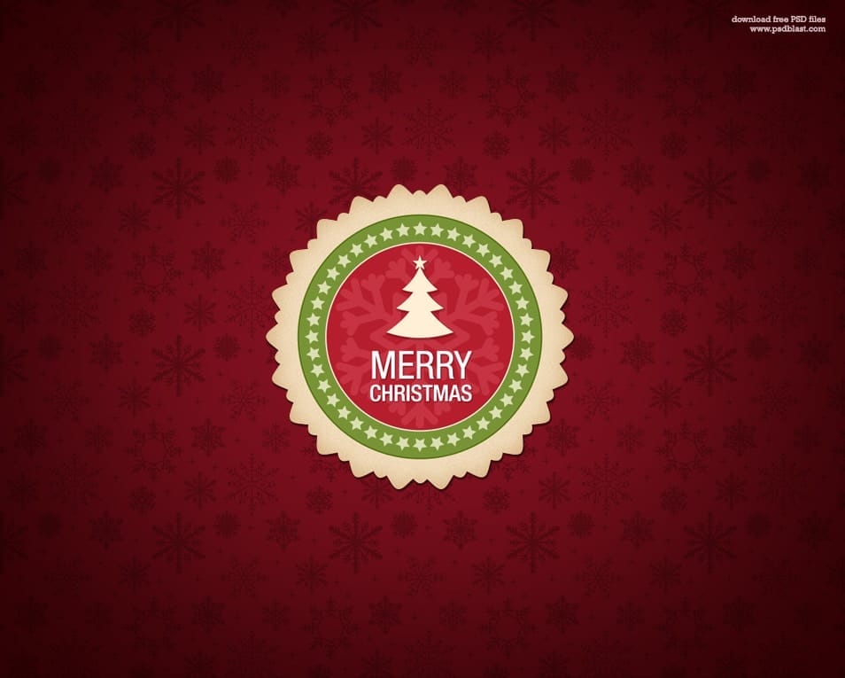 christmas design element psd