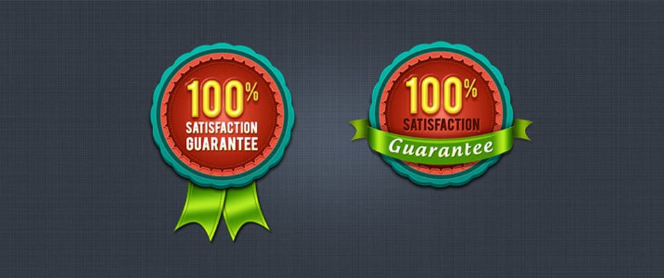 satisfaction guarantee badge