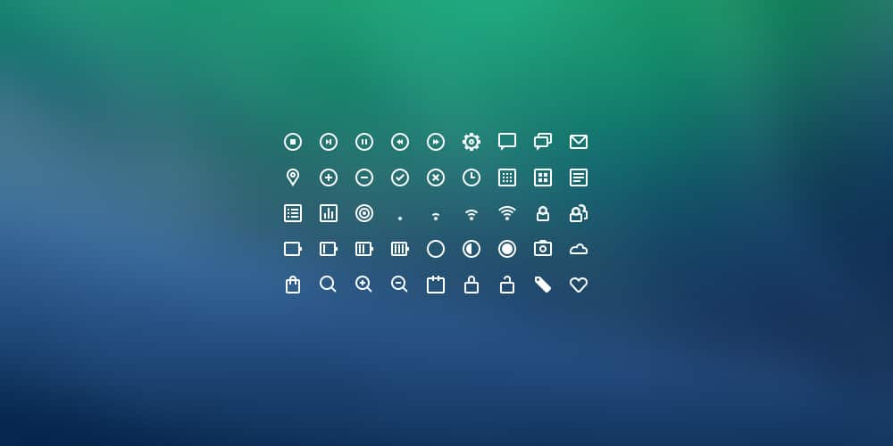 Latest Free Web Elements from November 2013 35 ui icons psd