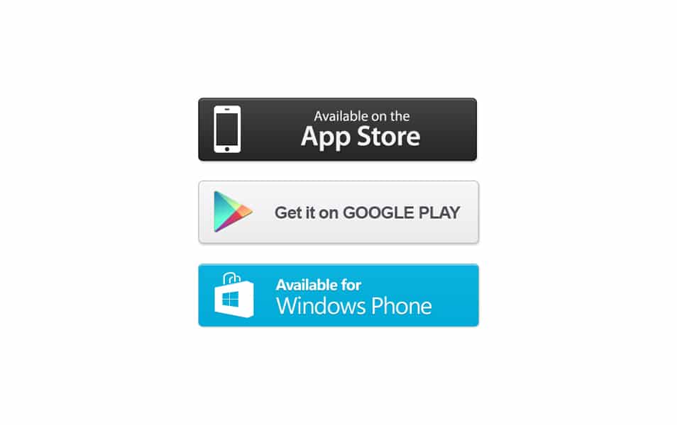Collection of Latest Free UI Elements 17 App-store-buttons