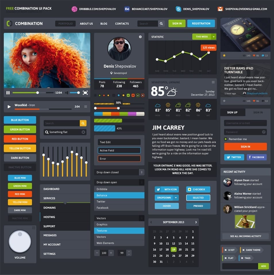 Combination UI Pack Combination UI Pack