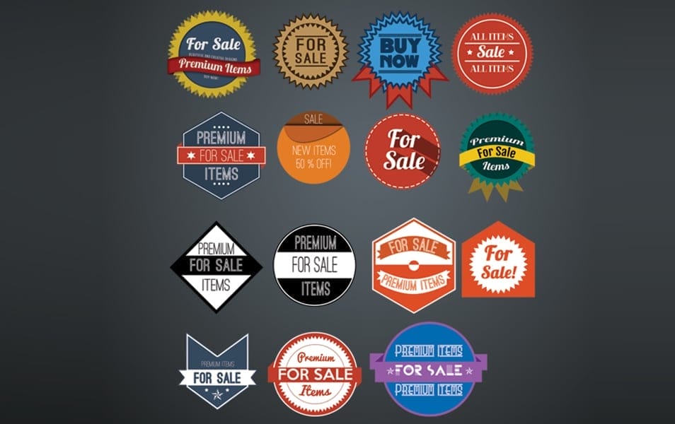 Free PSD Badges Free PSD Badges