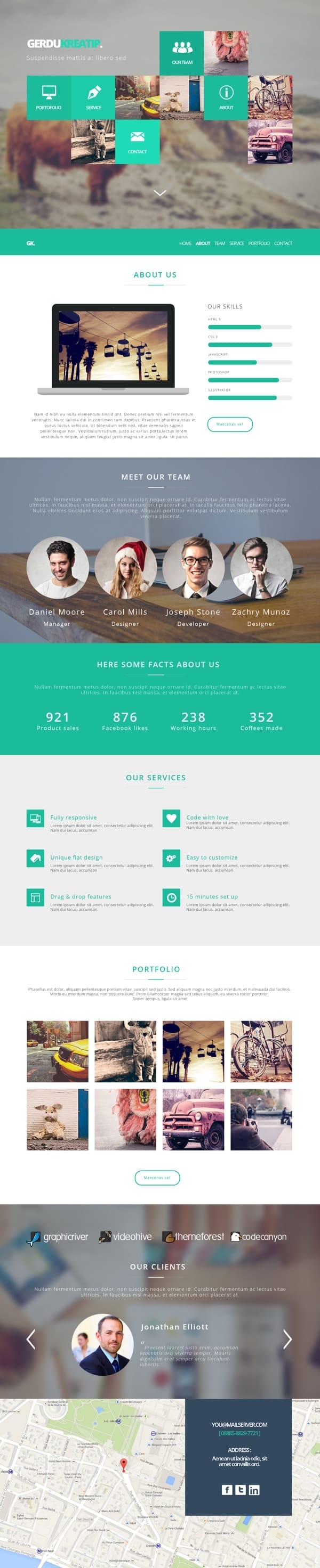 GerduKreatip - Agency Portfolio Theme GerduKreatip Agency Portfolio Theme