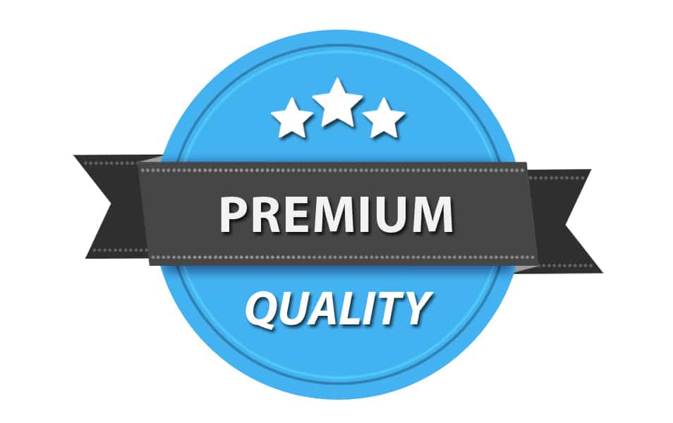 Premium quality badge template Premium quality badge template