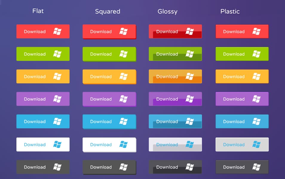 Slick Download Buttons Slick Download Buttons