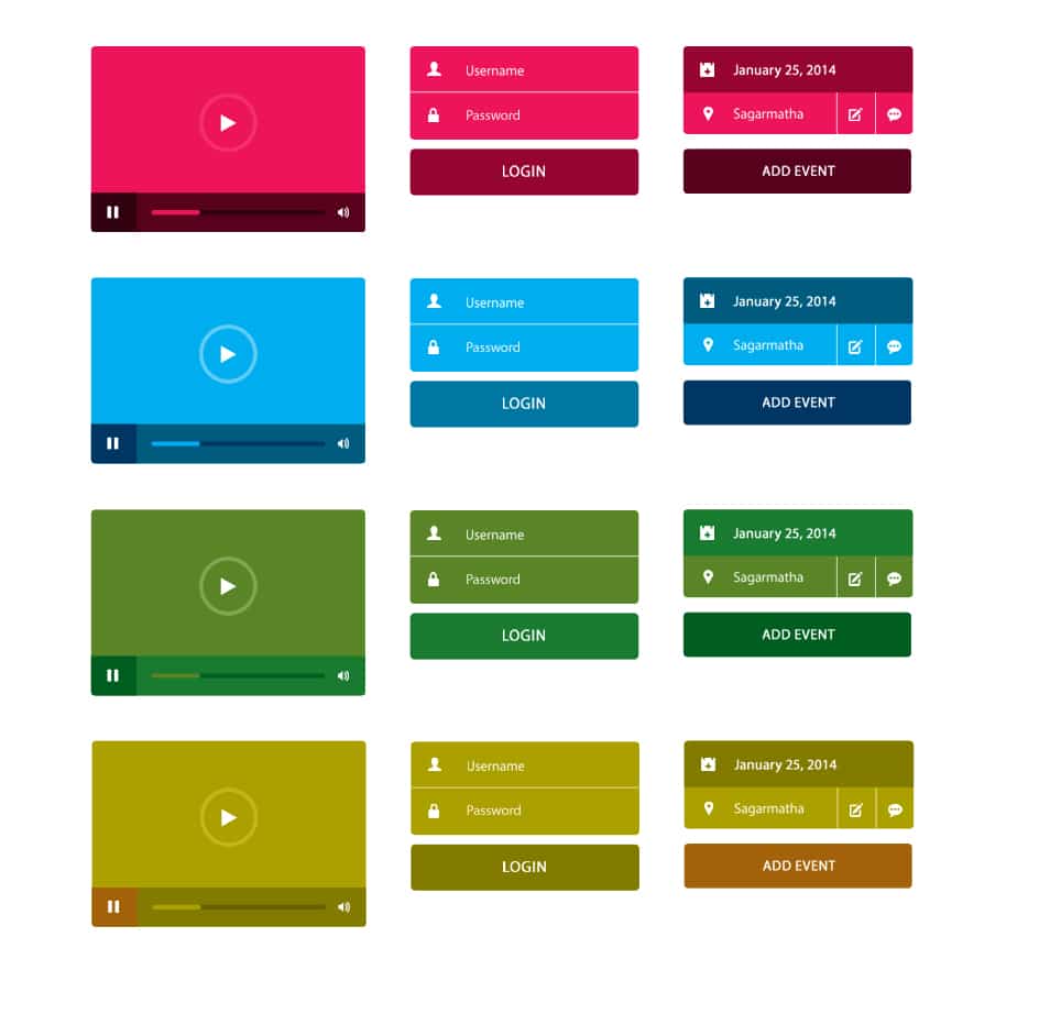 Small UI Kit PSD Small UI Kit PSD