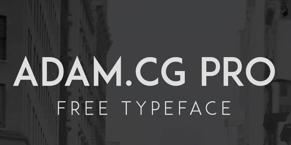 Latest Free Web Elements from January 2014 42 Adam Free Typeface