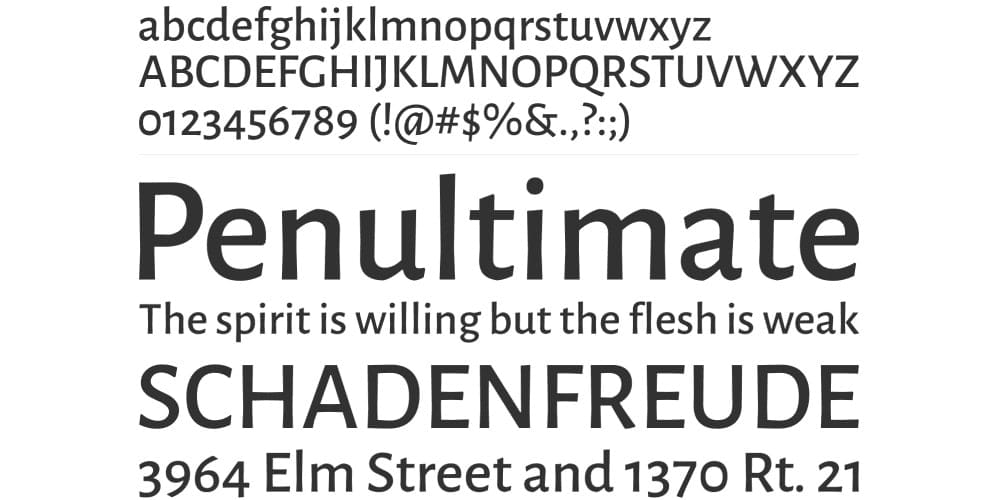 Latest Free Web Elements from January 2014 45 Alegreya Sans