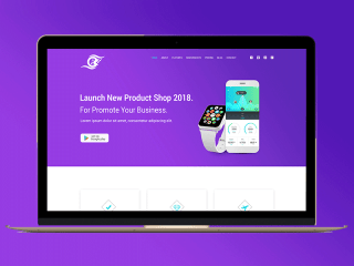 Beautiful Landing Page Templates PSD