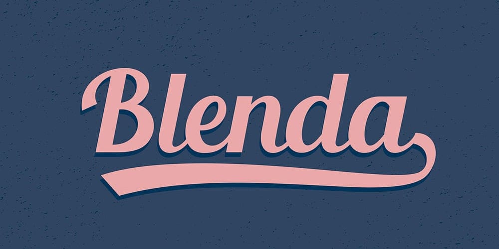Latest Free Web Elements from January 2014 41 Blenda Script Free Font