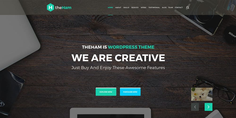 Creative Landing Page Web Template PSD