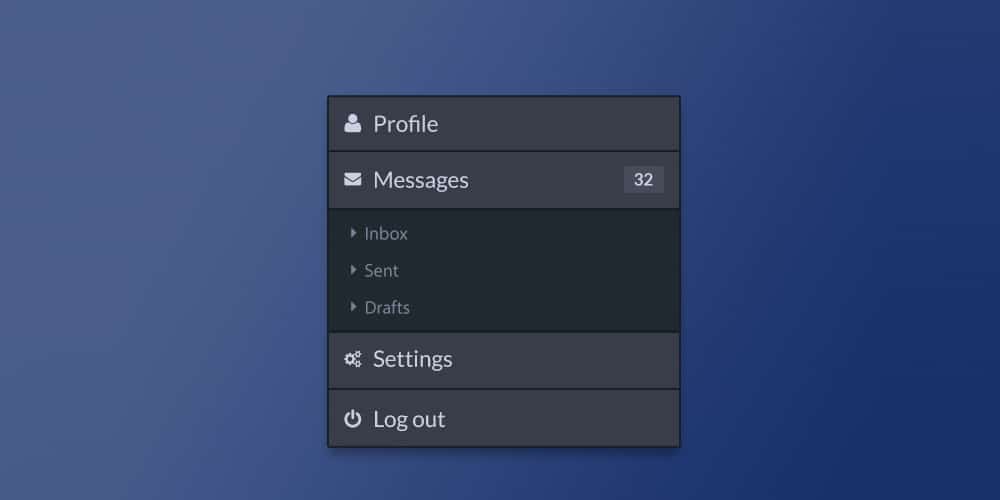 Latest Free Web Elements from January 2014 56 Flat Menu