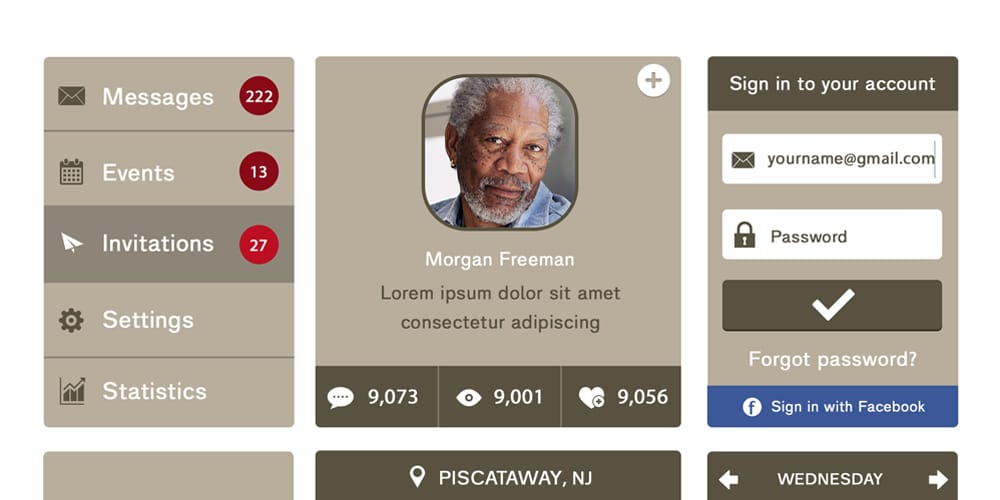 Latest Free Web Elements from January 2014 9 Free Flat UI Kit