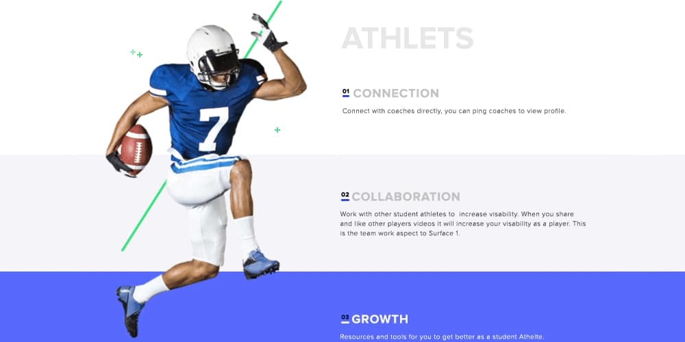 Free Sports Landing Page Template