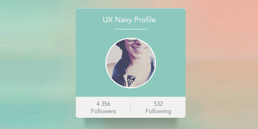 Latest Free Web Elements from January 2014 54 Profile UI