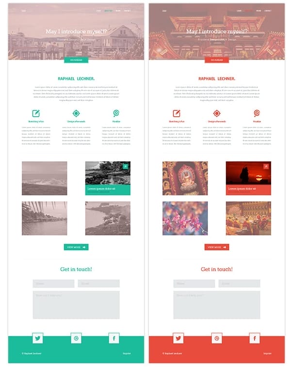 Variety Free PSD website template Variety Free PSD website template
