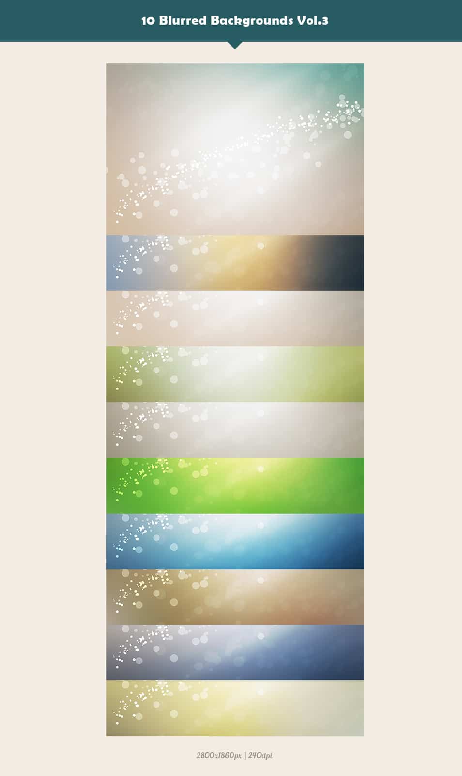 10 Blurred Backgrounds 10 Blurred Backgrounds