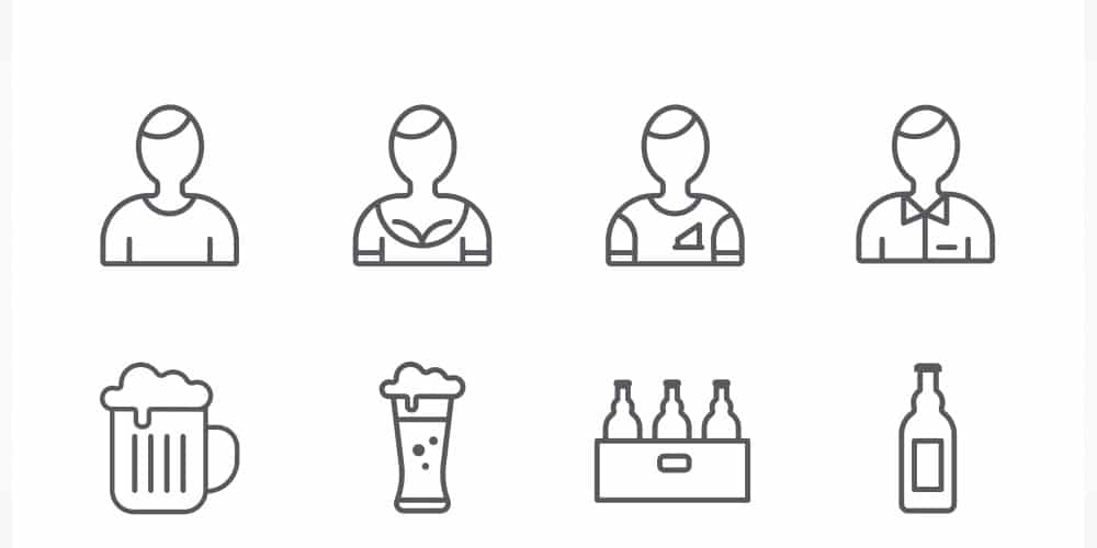 Latest Free Web Elements from March 2014 18 Free Bar Icons