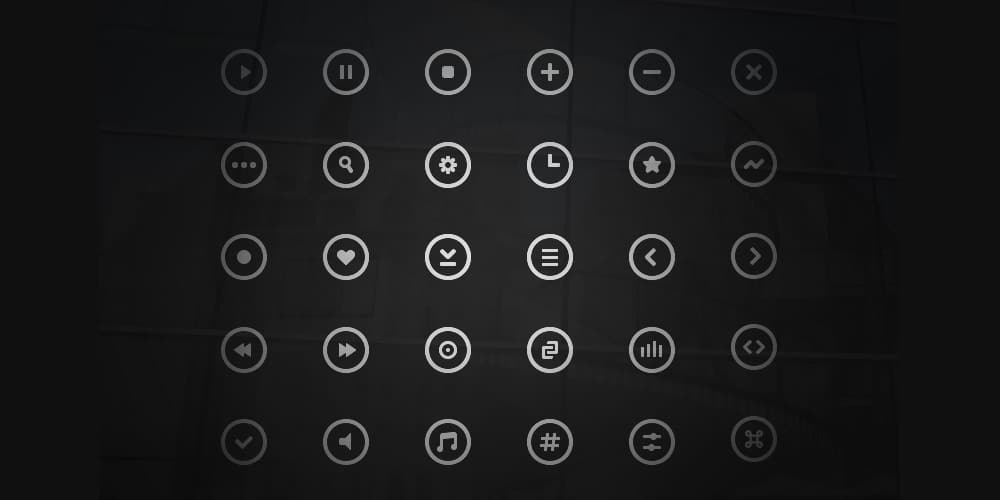 Latest Free Web Elements from February 2014 23 Free Circle Icons PSD