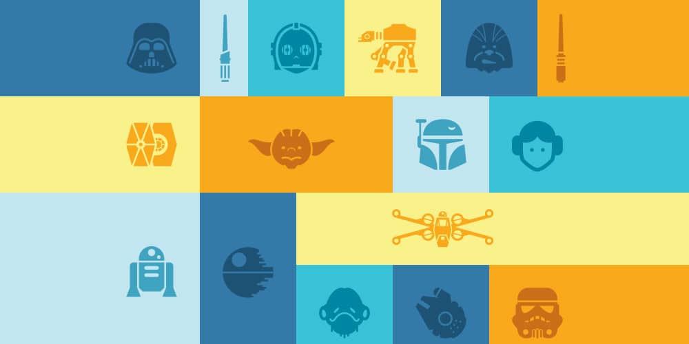 Latest Free Web Elements from February 2014 25 Free Star Wars Icons