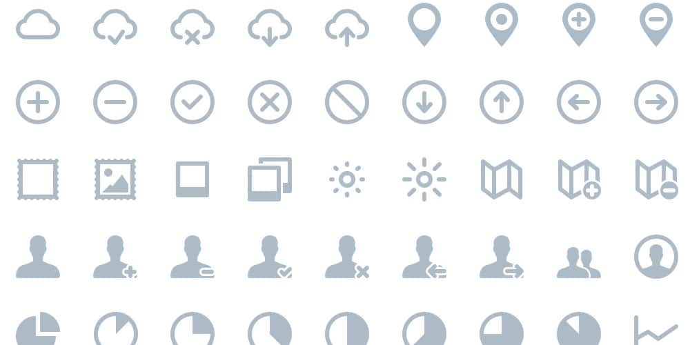 Latest Free Web Elements from February 2014 20 Free Vector Icons