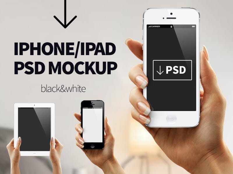 Iphone Ipad PSD Mockup Iphone Ipad PSD Mockup
