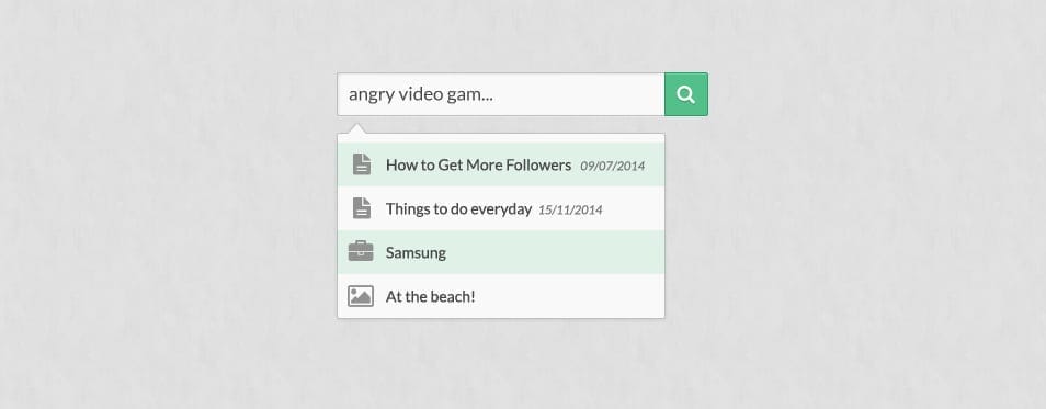 Live Search with Dropdown Live Search with Dropdown