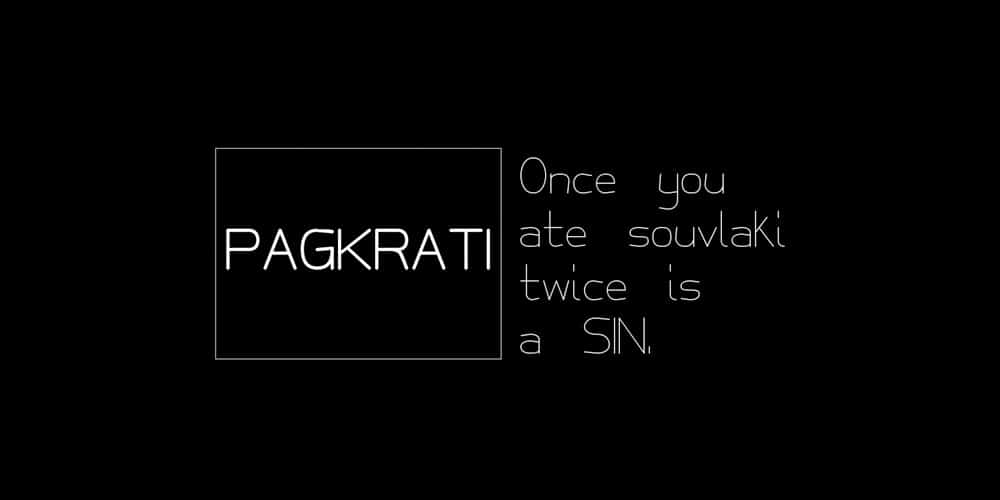 Latest Free Web Elements from February 2014 33 Pagkrati Font