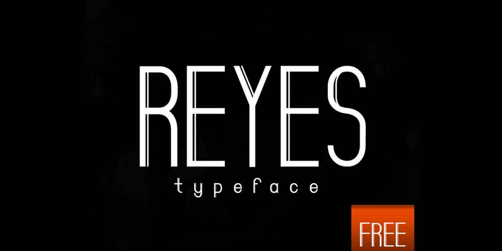 Latest Free Web Elements from February 2014 26 Reyes Free Typeface