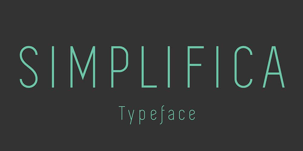 Latest Free Web Elements from February 2014 38 Simplifica Typeface