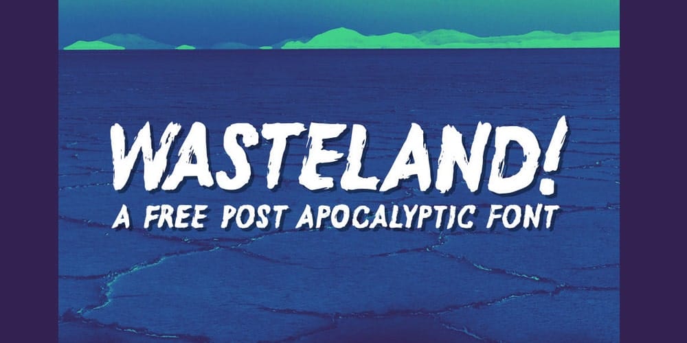 Latest Free Web Elements from March 2014 9 Wasteland Free Font