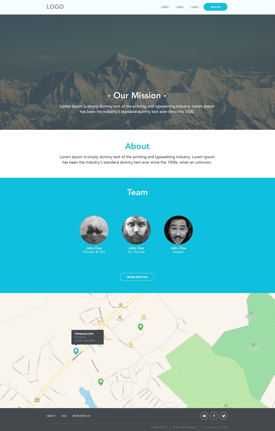 Web Template PSD Web Template PSD