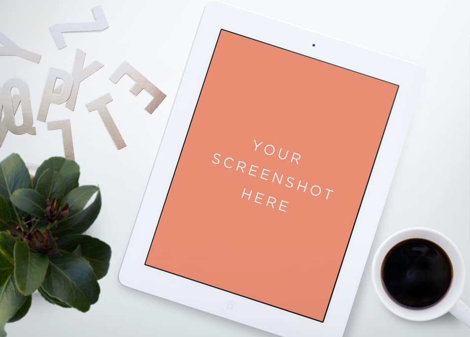 White iPad MockUp White iPad MockUp